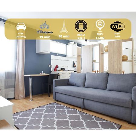 Appartement Sympa Entre Paris Et Disneyland Нуази-ле-Гран Экстерьер фото